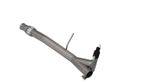 QTP Aggressor Cutout Mid Pipe For 14-18 Chevrolet Silverado 1500 4.8L/5.3L EC/CC - Picture 1 of 4