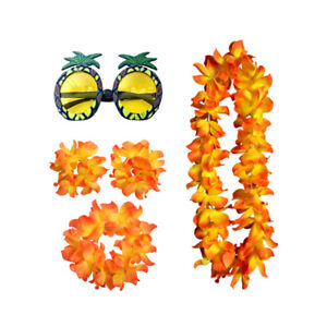  5 Pcs Hawaii-Kopfschmuck Blumenhalskette Party Sachen Requisiten