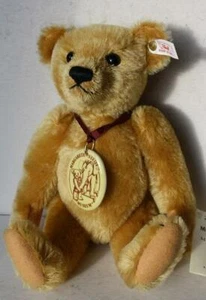 Steiff Teddy Margarete Steiff Museum Jointed Limited Edition Porzellan Medaille --- - Bild 1 von 1