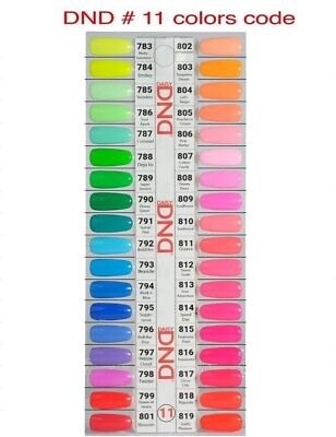 DND New Colors 2021 Soak Off Gel-Polish Duo .5oz LED/UV #783 - 819 - Your Choice • 9.99$
