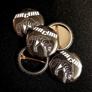 🦇 The Cure - 1" Pinback Button Badge [Goth Robert Smith Siouxsie Bauhaus Rozz] - Picture 1 of 5