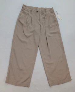 A New Day Women's Pants Size 16 Wide Leg Pleated Front Beige - Picture 1 of 20