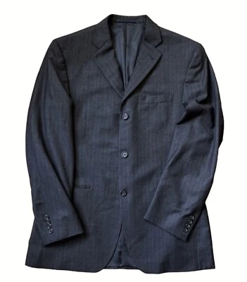 Abrigo de traje para hombre Burberry gris carbón - talla grande Foto 1 de 4