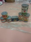 7 Piece Lot Vintage Dollhouse Canned Groceries Libbys 