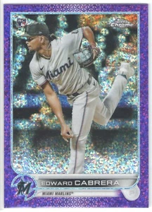 Edward Cabrera - /299 Purple Speckle - 2022 Topps Chrome - Picture 1 of 2