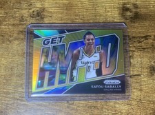 2022 Panini Prizm WNBA Satou Sabally Get Hyped Gold Prizm #/10