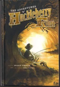 HUCKLEBERRY FINN 2011 NOVELA ILUSTRADA DURA MARK TWAIN con arte Eric Powell NUEVO - Imagen 1 de 1