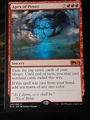 Apex of Power , M19 , Near Mint ,  MTG , FREE SHIPPING - Image 1 of 3