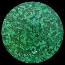 Malachite Stone Overlaid Dining Table Top Round Marble Center Table 36 Inches