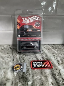 Hot Wheels RLC Exclusive 1993 Ford Mustang Cobra R Black Patch + Pin - Picture 1 of 1
