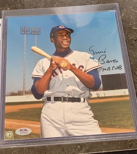 Ernie Banks Autographed / Signed 8x10 Glossy Photo. MR. CUB Inscription! PSA DNA - Picture 1 of 3