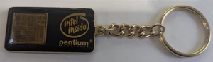 Intel "FDIV Error" Pentium Computer CPU Chip "Andy Grove" Keychain 1995 - Picture 1 of 2