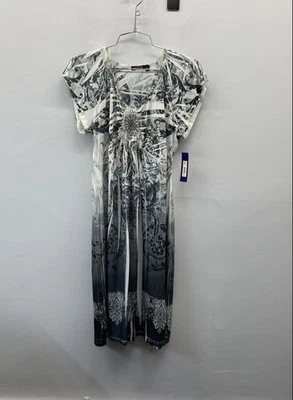 Apt. Vestido para mujer 9 gris cachemir adornado ombre talla L nuevo con etiquetas Foto 1 de 4
