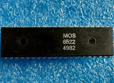 6522  MOS- VIA Chip IC für Commodore VC20 Floppy 1541 / 1571 CSG CBM #49/82 - Bild 1 von 4