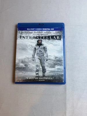 Interstellar W/ Film Cell  (Blu-ray/DVD, 2015, 2-Disc Set) Very Rare! Foto 1 de 4