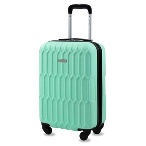AMKA Honeycomb 20 in. Mint Carry-On Expandable Spinner Suitcase - Picture 1 of 7