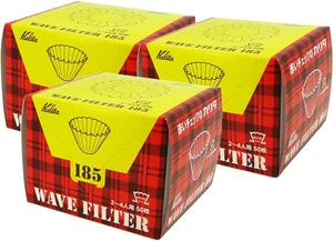 Karita Kalita Coffee Paper Filter Wave Filter for 2 to 4 People, 150 Sheets (50 - Picture 1 of 12