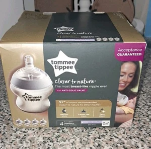 NEW Tommee Tippee Advanced 5oz Anti Colic Baby Bottles - 4 ct - Picture 1 of 3