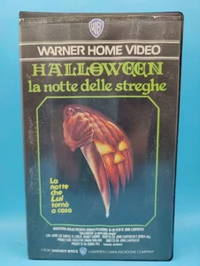 HALLOWEEN LA NOTTE DELLE STREGHE 1978 VHS Warner John Carpenter Horror - Picture 1 of 8