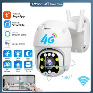 4G Security Camera 4X Zoom PTZ Outdoor Camera Night Vision Two-way Dialogue WiFi - Picture 1 of 22