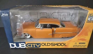 Jada Toya Dub City Old Skool School 1:24 Scale 1955 Orange Chevy Bel Air - Picture 1 of 8