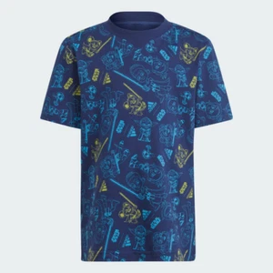 Camiseta Adidas Niños Unisex Star Wars Young Jedi 2XS Azul Oscuro IN7303 - Imagen 1 de 5