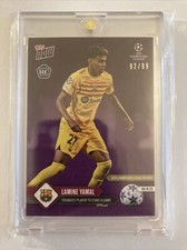 2023 Topps Now Lamine Yamal Rookie Purple SP 92/99