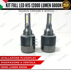 KIT LED H15 CANBUS LUCI DIURNE DRL + ABBAGLIANTI 12000 LUMEN CANBUS NO SPIA - Foto 1 di 10