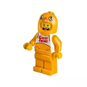 LEGO - City: Stuntz - Clemmons - Driver w/ Chicken Head Helmet - Mini Figure - Picture 1 of 1