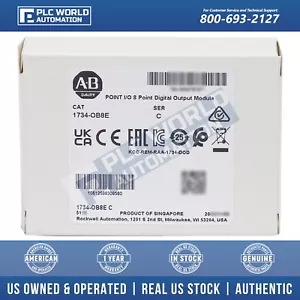 Allen Bradley 1734-OB8E Ser C POINT I/O Digital Output Module, 24V DC, 8-P, Neu - Bild 1 von 4
