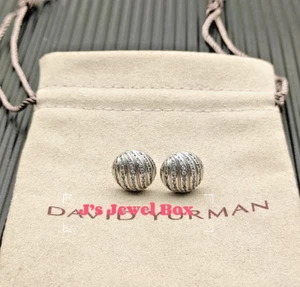 David Y. Cable Stud Earrings Sculpted - Picture 1 of 5