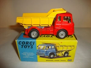 CORGI 494 BEDFORD TIPPER TRUCK - EXCELLENT in original BOX - Picture 1 of 12