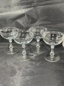 Libbey Columbian Transparente Champagne Copas Vintage Elegante Entretenido Set - Imagen 1 de 6