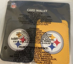 Pittsburgh Steelers NFL Cell Phone Card Wallet Set of Two - Picture 1 of 3