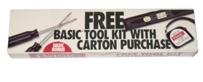 基本香烟品牌工具套件全新未开封盒老式香烟纪念品 — 第 1/2 张图片