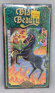 1992 Timeless Adventures Black Beauty Animated VHS Video Tape VTG NOS Sealed - Imagen 1 de 7