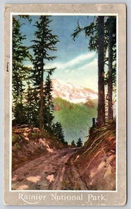 Postal Parque Nacional Mt Rainier Washington State Union Sistema del Pacífico - Imagen 1 de 2