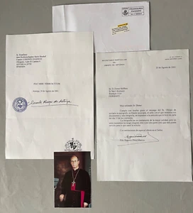 CAMILO LORENZO IGLESIAS († 2020) Bischof von Astorga, Spanien signed Konvolut - Picture 1 of 2