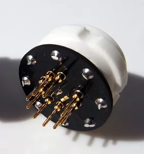 GARAGE1217 12SN7 / 6SN7 TO 12AU7 / 6922 TUBE SOCKET ADAPTER - TOP BUILD QUALITY - Picture 1 of 4