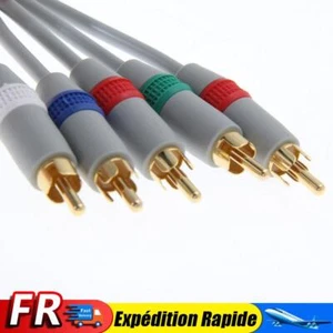 Câble composant 1080P HDTV Audio vidéo AV 5RCA câble pour - Photo 1/5