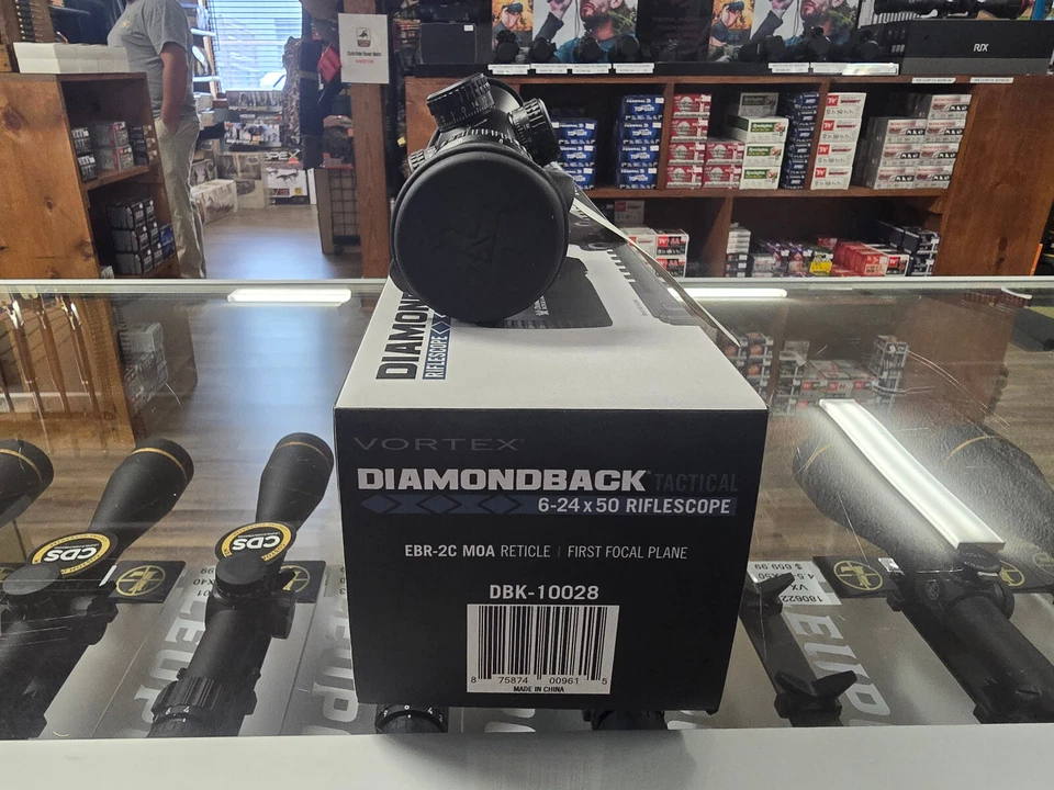 Vortex DBK-10028 6-24x50 Diamondback Tactical Riflescope (EBR-2C MOA Reticle)