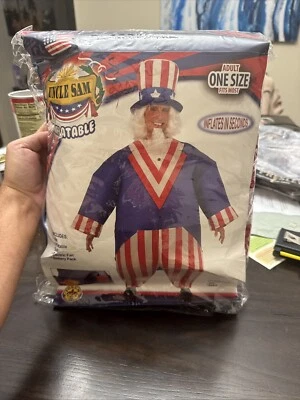 Disfraz de Halloween inflable Forum Tío Sam para adulto talla única Foto 1 de 4