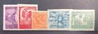 Brésil 1945 5 timbres Mi#671-675 MH CV=11$