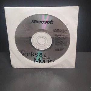 Microsoft Works 8 Money Standard 2005 CD w Trial Key - Picture 1 of 4