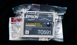 Epson T0591 Genuine Photo Black Ink Cartridge - Picture 1 of 1