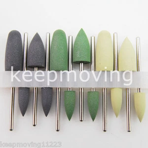 12 Pcs Used for Low-speed Dental Resin Base Hidden Denture Polishing Kit - Picture 1 of 4