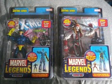 Lot Of 2w Marvel Legends Action Figures By Toy Biz Sentinel baf cyclops omega re