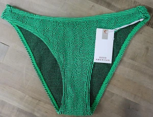 Good American Always Fits Metallic Bikini Bottom GSW0508 Size 1/2 (S/M) - Picture 1 of 2
