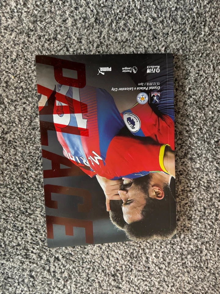 Crystal Palace  Home Programmes 2018-19  Choose From List - Image 1 of 1