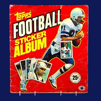 Rare 1981 NFL Topps Football Vintage Sticker Album FIRST EDITION Payton HOF +++! - Image 1 of 4